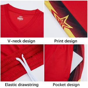 قم بتصميم زي كرة السلة الخاص بك حسب الطلب قمصان مخصصة لكرة السلة شورت من البوليستر 100% أطقم من قطعتين - Product Image 4