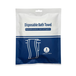 Serviettes de bain en <span class=keywords><strong>tissu</strong></span> non tissé épaissi, haute absorption, serviettes de bain à usage unique, jetables - Product Image 3