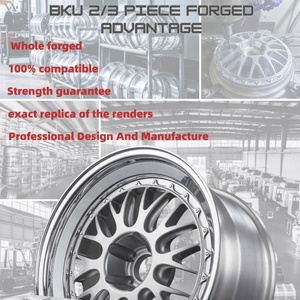 Jantes BZY VSKF forgées en 2 parties 5x114.3 pour <span class=keywords><strong>Nissan</strong></span> GTR <span class=keywords><strong>Skyline</strong></span> R32 <span class=keywords><strong>R34</strong></span> R35, jantes en alliage brossées personnalisées de 18, 19 et 20 pouces - Product Image 6