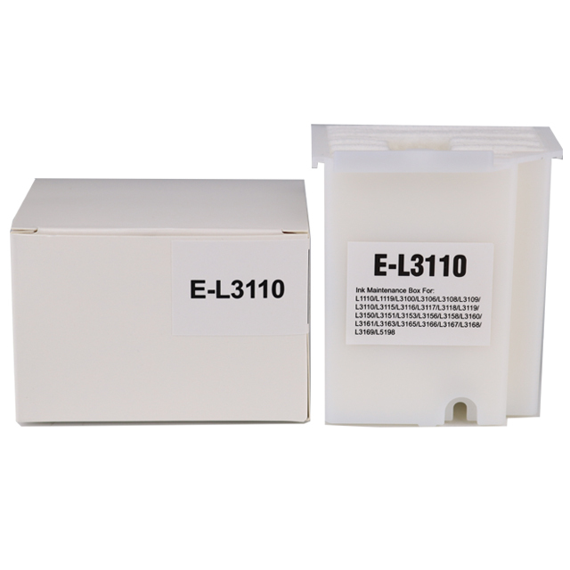 L3110 Maintenance Box Compatible for Epson L3100 L3100 L3160 L1110 L5190 L3150 L3156 L3166 L3158 L3165 Printer Waste Ink Tank