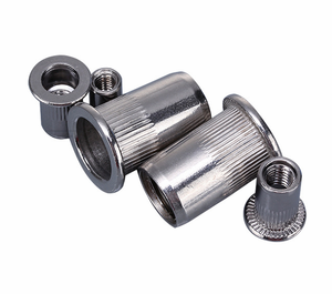 M5 <span class=keywords><strong>M6</strong></span> M8 M10 M12 Thép Không Gỉ Đầu Phẳng Có Ren Chèn Thân Có Đinh Tán - Product Image 6