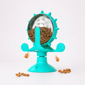 YAOYUE Nouveauté Jouet Distributeur Lent de Friandises pour <span class=keywords><strong>Chat</strong></span> avec Base à Ventouse, Enrichissement Interactif, Matériaux ABS + PC - Product Image 5