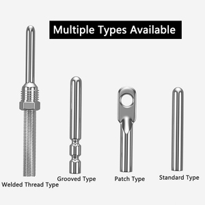 Sonde de température Pt1000 <span class=keywords><strong>Pt</strong></span>-<span class=keywords><strong>100</strong></span> <span class=keywords><strong>Pt</strong></span> <span class=keywords><strong>100</strong></span> à 3 fils de classe A, thermocouple en acier inoxydable OEM ODM - Product Image 3