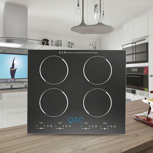 Table de cuisson à induction électrique encastrable 220-240V 7000W à 4 brûleurs, panneau en céramique, commande tactile, compatible avec les woks, contrôlable par application - Product Image 5