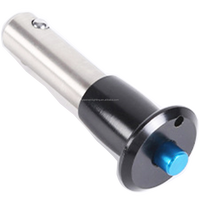 Acier inoxydable SS304 de qualité supérieure #   Goupille à bille de verrouillage rapide de 8 mm, goupille à bille de verrouillage rapide de type B, tête ronde plate à bouton poussoir, goupilles à dégagement rapide