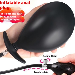 Nuevo Juguete Anal de Silicona Grande, Tapón Anal Inflable de Tamaño Ajustable, <span class=keywords><strong>Juguetes</strong></span> Sexuales para Hombres, Productos de Masaje, Masturbación - Product Image 1