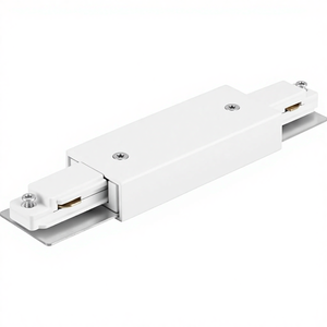 Faretti a Binario Qub Focus Medium - Sistema a Binario Monofase - Accoppiamento I - Acciaio Inossidabile - Bianco - Alimentazione Centrale per Sistemi a Binario - Product Image 1