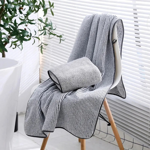 Wholesale Super Soft Touch Eco-Friendly Antimicrobial Thickened <b>Bath</b> <b>Towels</b> for Body Gym Sports Shower Robe Spa Home Use - Product Image 2