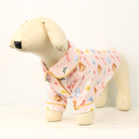Ensemble de pyjama pour animaux de compagnie en coton pur, écologique et tendance, en fibre de polyester respirante et confortable, vêtements pour chien de Noël