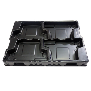 Blister Packaging Durable ESD Tray Plastic Black OEM Parts Custom for Electronic Components Consumer Electronics PS - Product Image 2