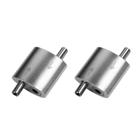 Pince à boucle OEM pour câble, double face, en acier, réglable, en alliage de zinc
