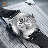 Montres automatiques mécaniques de luxe pour hommes, design personnalisé OEM, avec affichage des heures errantes, fournisseur