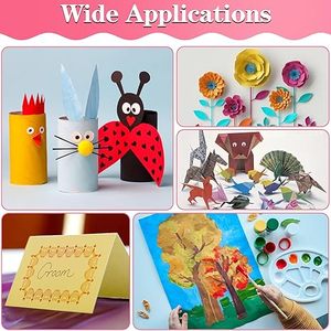 Carta Artistica Colorata 20 Fogli in 20 Colori Assortiti Formato <span class=keywords><strong>A4</strong></span> 200GSM per Creazione di Biglietti, Confezioni Regalo, Decorazioni per Feste e Materiale Scolastico - Product Image 5