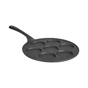 Poêle à frire en fonte pré-assaisonnée de 23 cm pour œufs, crêpes et galettes - Product Image 1