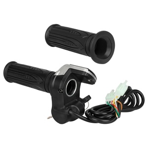 Acelerador de puño giratorio de 48V con pantalla LCD de batería para bicicleta eléctrica y patinete, manillar de aceleración de 48V - Product Image 5