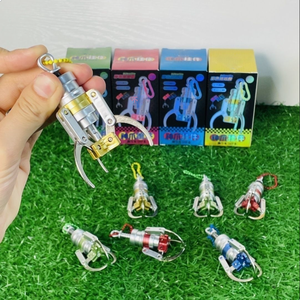 Xu hướng mới Mini Claw kim loại cather pilier <span class=keywords><strong>Keychain</strong></span> bán hàng tự động cần cẩu trò chơi máy Arcade búp bê Máy Keyring giải thưởng - Product Image 5