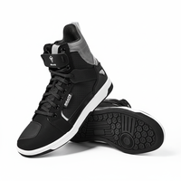 Chaussures de moto respirantes d'été, bottes hautes anti-chute pour motards, chaussures de parkour, décontractées toutes saisons