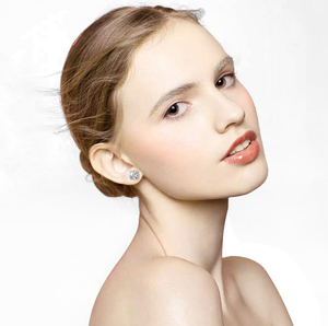 Femmes rondes coupe cubique zircon boucles d'oreilles acier inoxydable 6 paires 3mm-8mm - Product Image 6