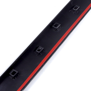 Tiras de Sellado de Puertas de Fibra de Carbono para Ford Explorer 2011-2019, Moldura Negra con Cinta Adhesiva para Instalación - Product Image 5