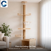Meilleures ventes : Arbre à chat avec nid, griffoir et plateforme de saut en bois