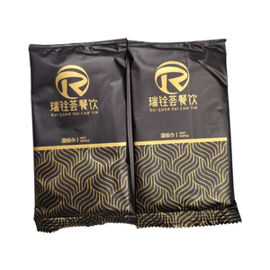 Lingettes humides jetables écologiques multifonctions pour restaurant, emballées individuellement, lavables, douces pour les mains et la bouche, vente en gros - Product Image 2