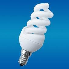 CFL Full Spiral Energy Saving Lamp E14 2700K Soft Warm White 8000 Hours 80lm/W CRI 80 AC 220V Plastic Base - Product Image 5