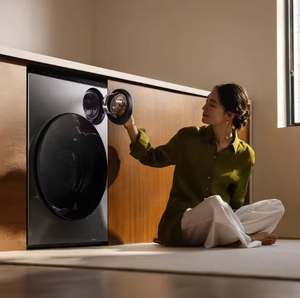 เครื่องซักผ้าฝาหน้า Mijia Twin Drum Dual Zone ขนาด 10+0.25 กก. พร้อมระบบอินเวอร์เตอร์ สมาร์ททริปเปิ้ลดอยซ์ซิ่ง สีเงินเทา - Product Image 4