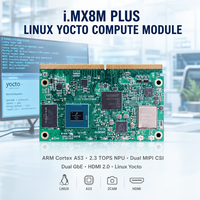 Module système embarqué Linux Yocto ARM Cortex A53 2.3 TOPS NPU Dual MIPI CSI Dual GbE H.DMI 2.0 i.MX8M Plus SMARC