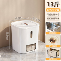 Boîte de rangement en gros pour riz de qualité alimentaire, hermétique et anti-humidité, accessoire de cuisine pour céréales, grains divers et baril à riz