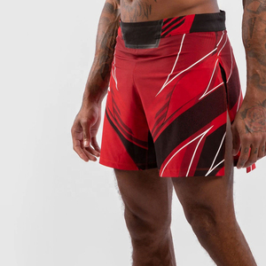 Ropa de MMA de Diseño Personalizado al por Mayor de Fábrica, Impresión Digital, 100% Poliéster Elástico de Secado Rápido, para Artes Marciales de Combate - Product Image 3