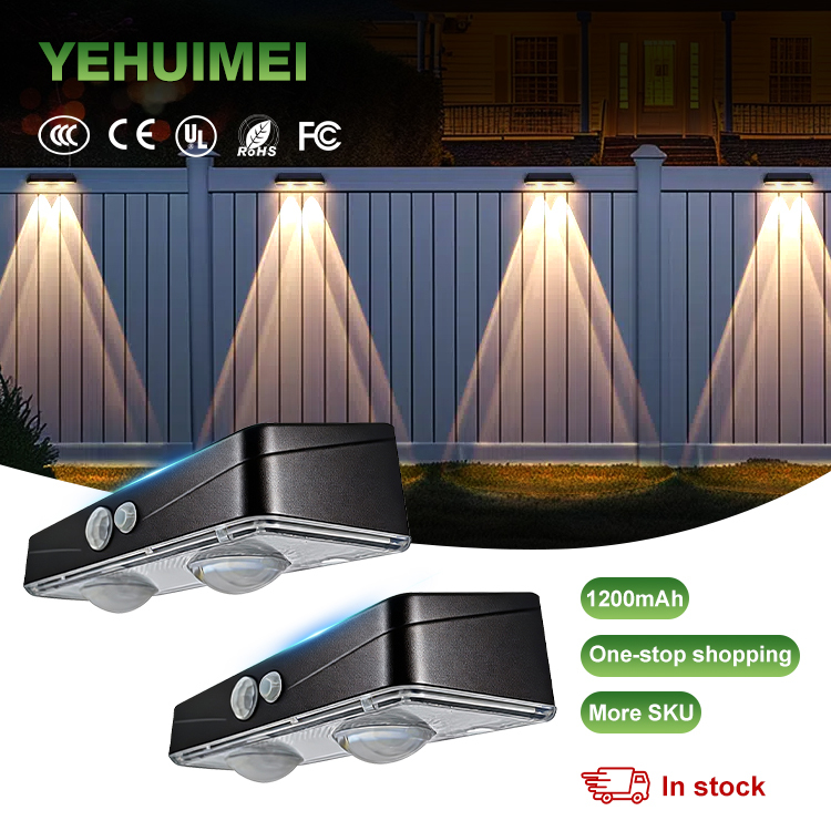 s LED Solar Wall Lamp for Garden Fence Stairs Decorative Lighting Outdoor Waterproof Rating Landscape Solar Wall Lights