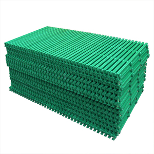 ทางเดินตะแกรงไฟเบอร์กลาสเสริมแรง FRP Pultrusion Grating ตะแกรงไฟเบอร์กลาส GRP FRP ทางเดินตะแกรงไฟเบอร์กลาส - Product Image 1
