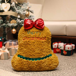 Low MOQ Kawaii Christmas Bell Cartoon Squishy Plush <b>Toys</b> <b>Stuffed</b> Animal <b>Toys</b> PP Cotton Filling Claw Machine <b>Toys</b> for Kids Adults - Product Image 1