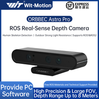 Módulo de Cámara de Profundidad 3D ORBBEC ASTRA Pro, Rango de 0.6-8M, para Desarrollo de Robots con IA, Raspberry PI, Drones, Reconocimiento Facial, ROS1/ROS2, Humanoide