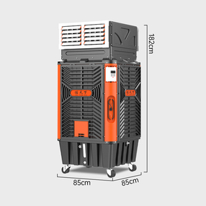 Industrielle Gewerbe 1,1 kW 18000 m³/h Tragbarer Verdunstung luftkühler Sumpf kühler Tragbar mit Rädern - Product Image 1