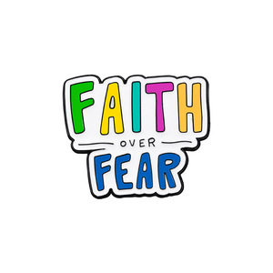 Khuyến khích báo giá đen đức tin vấn đề sống trên sợ hãi nữ quyền ghim - Product Image 4