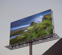 Affichage LED extérieur couleur étanche P4, panneau d'affichage vidéo LED, panneau publicitaire LED pour bâtiment à maintenance frontale