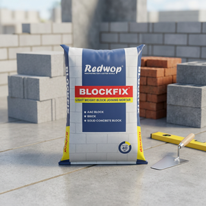 Mortier de jointoiement BLOCKFIX haute résistance pour blocs AAC, solution de jointoiement de blocs légers à base de ciment pour une liaison solide - Product Image 5
