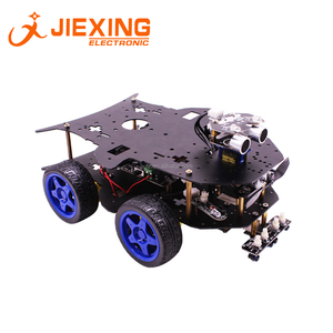 <span class=keywords><strong>Kit</strong></span> de <span class=keywords><strong>voiture</strong></span> robotique STM32-4WD 4 roues motrices programmable DIY Développement Compétition ARM Maker Education nouveau - Product Image 2