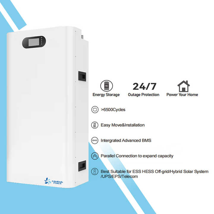 All in One Inverter and Lithium Lifepo4 Battery 48v 15Kwh 51.2v 100Ah ...
