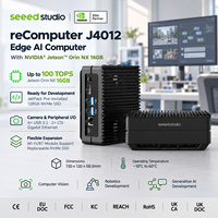 Seeed Studio ReComputer J4012 NVIDIA Jetson Orin NX 16GB 100 TOPS Compact AI Development Kit dengan 128GB NVMe SSD untuk Robotika