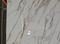 Carreaux de céramique de dalle de pierre frittée blanche minimaliste de luxe de qualité supérieure de 20mm pour table basse de comptoir vanité de salle de bain