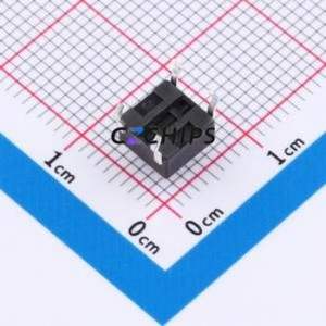 TS-KG02-AB50F Tactile Switch Through hole Component THT-4P,6x6mm Switch Single Pole Single Throw Round Button 2.5N Through Hole - Product Image 2