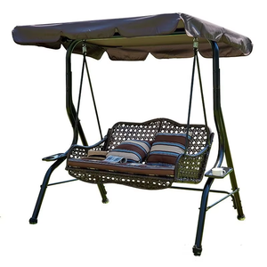 Venta caliente <span class=keywords><strong>Columpio</strong></span> de jardín silla colgante muebles de exterior columpios de patio con <span class=keywords><strong>toldo</strong></span> - Product Image 6