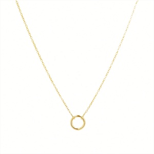 Collier tendance 2024 avec connecteur en chaîne, plaqué or 18 carats, en acier inoxydable, bijoux de mode pour femmes - Product Image 1