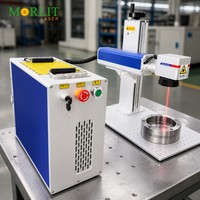 Machine de gravure et de marquage laser à fibre 20W/30W/50W/100W - Mini portable refroidie par air Sino Galvo avec prise en charge DWG/DST