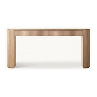 Mobilier de salon de luxe de haute qualité, table console en bois avec tiroirs