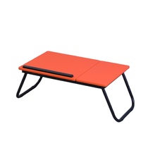 Table pliante pour ordinateur portable, bureau d'écriture, plateau de lit, taille en bois, table pliante pour canapé