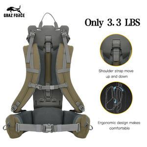 Sac à dos de chasse Gbaz Force 5200 Pro compatible avec le sac uniquement, sports de plein air, unisexe, vert Ranger, imperméable - Product Image 2