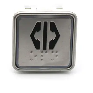 Hot Sale Bst Fuji Elevator COP LOP Stainless Steel Push Buttons Square Elevator Call Button Switch